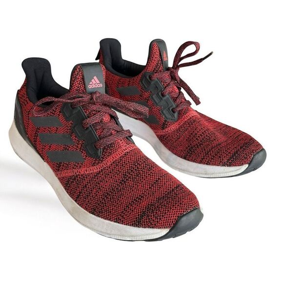 Adidas Zeta 1.0 Men's Running Shoes Red Size 9.5 Athletic Sneakers - Picture 2 of 7